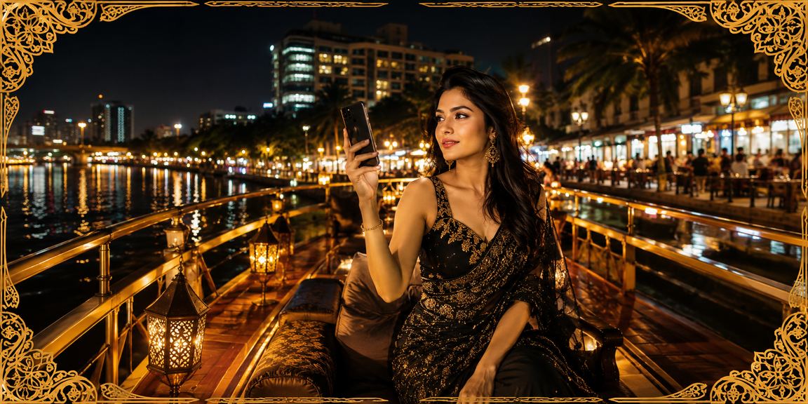 Mobile Gaming at Dhaka's Night Markets